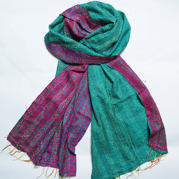 Kantha Scarf 190 x 40 cm